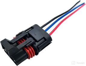 img 1 attached to ALLMOST Pack of 3 Pulse Power Plug Connector for Polaris 🔌 Ranger XP1000, RZR RS1, and General Bus Bar Harness Pigtail Connectors (2018-2021)