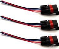 allmost pack of 3 pulse power plug connector for polaris 🔌 ranger xp1000, rzr rs1, and general bus bar harness pigtail connectors (2018-2021) logo