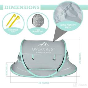 img 1 attached to Overcrest Portable Mosquito Sunshade: Lightweight Kids' Home Store for Ultimate Protection