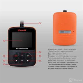 img 2 attached to 🚗 iCarsoft i906: Enhanced OBD2 Diagnostic Scanner for Volvo/Saab - Engine ABS SRS Multi-System Compatibility
