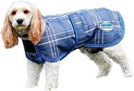 🐾 weatherbeeta parka 1200d deluxe dog coat: grey plaid, 12" - protect your pup in style логотип