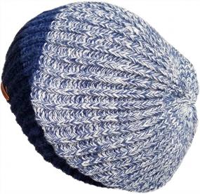 img 2 attached to Улучшение стиля зимы: вязаная шапка LETHMIK Skull - идеальное сочетание вязания и небрежности!