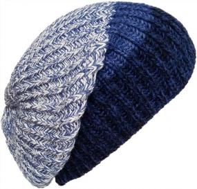 img 1 attached to Winter Style Upgrade: LETHMIK Skull Beanie - A Perfect Mix Of Knitting And Slouchiness!
