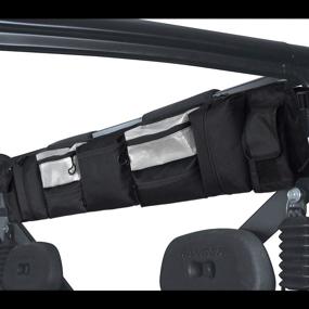 img 3 attached to 🏁 Black UTV Roll Cage Organizer - Universal Fit for Polaris Ranger, Yamaha, and Kawasaki Full-Size UTVs