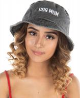 funky junque embroidered bucket hat: the perfect outdoor companion for women and men! logo