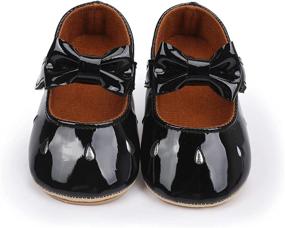 img 2 attached to 👑 BENHERO Headband Princess Bowknot Girls' Shoes - Flats, 5-12 Inches