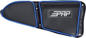 img 1 attached to Enhance Comfort and Accessibility with PRP Seats E37-V Voodoo Blue Passenger Side Door Bag and Knee Pad