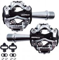 experience ultimate performance with zeray sealed clipless mountain bike pedals- dual platform with shimano spd cleats логотип