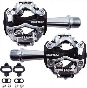 img 4 attached to Experience Ultimate Performance With ZERAY Sealed Clipless Mountain Bike Pedals- Dual Platform With Shimano SPD Cleats