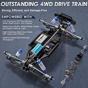 img 2 attached to Experience Extreme Speed And Performance With HAIBOXING 1/12 Scale Brushless RC Cars 903A: The Ultimate Off-Road RC Monster Truck For Adults And Boys