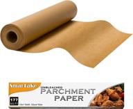 smartake unbleached parchment paper roll with metal cutter - non-stick, greaseproof, waterproof, perfect for baking, air fryer, grill and steam, 13 in x 164 ft, 177 sq.ft логотип