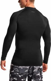 img 3 attached to Tesla UPF 50+ Long Sleeve Rash Guard For Men, Quick Dry Swim Shirt With UV/SPF Protection, Ideal For Surfing And Swimming In Water