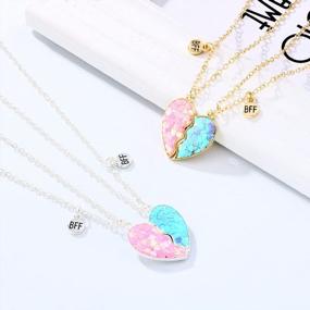 img 1 attached to Best Friend Friendship Necklace Set Of 3 - Butterfly Pendants For Women & Girls, Cute Matching Preppy Jewelry.