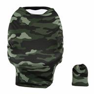 camouflage car seat covers for babies with matching nursing cover and storage bag - tuoking logo