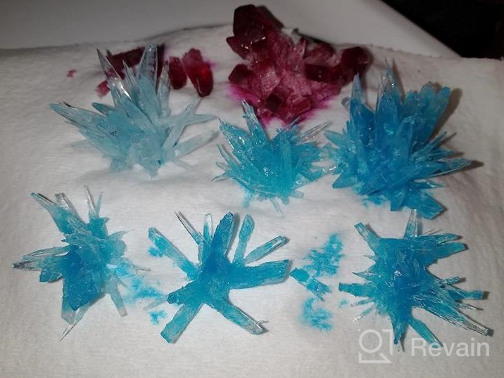 img 1 attached to Grow 3 Colored Crystals With Toysmith Science Kit - DIY STEM Lab Experiment Specimens For Kids Ages 10+ review by Kent Page