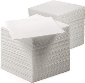 img 4 attached to Versatile 200 Linen-Feel Luncheon Paper Napkins - Perfect for Everyday Use, Parties, Weddings, Restaurants, or Events - Disposable Lunch Napkins