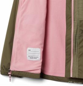 img 2 attached to 🌧️ Columbia Girls' Rainy Trails Fleece Lined Jacket: Durable Protection for All-Weather Adventures