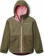 🌧️ columbia girls' rainy trails fleece lined jacket: durable protection for all-weather adventures logo