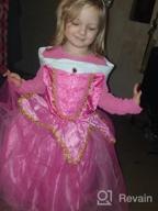 img 1 attached to Sleeping Beauty Princess Party Dress For Girls Ages 3-10 By DreamHigh review by Jason Olguin