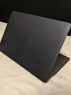 img 1 attached to Se7Enline MacBook Pro 16 Case 2021/2020/2019 - Ultra Slim Hard Shell Cover For A2141 With Touch Bar & Keyboard Cover - Crystal Black review by Randy Brimmer
