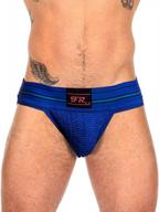 sexily supportive: mizok men's athletic jockstrap underwear in g-strings and thongs logo