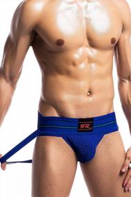 img 1 attached to Sexily Supportive: MIZOK Men'S Athletic Jockstrap Underwear In G-Strings And Thongs