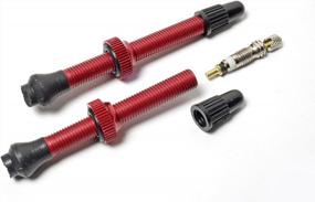 img 1 attached to Pair Of Super-Light Alloy Tubeless Valve Stems - Available In Multiple Colors And Sizes