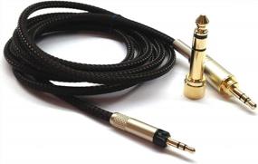 img 1 attached to Audio Technica ATH-M50X, ATH-M40X, ATH-M70X Сменный кабель для обновления наушников 1,2 м / 4 фута от NewFantasia