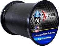 extreme dog fence - durable, uv resistant wire for any electronic pet fence system logo