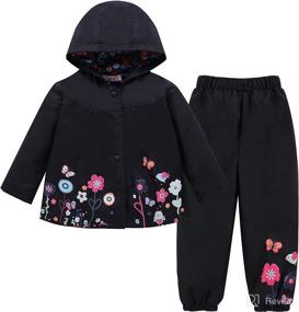 img 4 attached to LZH Waterproof Outwear Raincoat Hoodies Apparel & Accessories Baby Boys : Clothing