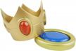 super mario princess peach crown & bowsette super crown accessory props - perfect for cosplay! logo