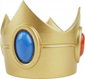 img 2 attached to Super Mario Princess Peach Crown &amp; Bowsette Реквизит для аксессуаров Super Crown - идеально подходит для косплея!