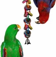 🐦 optimized super bird creation sb626 hoopla bird toy, ideal for medium/large birds, size 15" x 2.5 logo