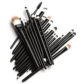 img 1 attached to Enhance Your Beauty Routine With UNIMEIX 20-Piece Pro Makeup Brush Set In Black