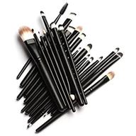 enhance your beauty routine with unimeix 20-piece pro makeup brush set in black logo