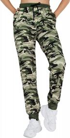 img 4 attached to Women'S Athletic Running Sweatpants High Waist Workout Joggers With Pockets For Exercise And Fitness