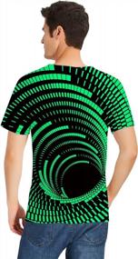 img 1 attached to 👕 Fanient Unisex Fashion 3D Printed T-Shirts with Funny Graphic Patterns - Crewneck, Short Sleeve Tees for Men and Women