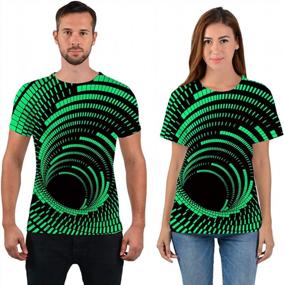 img 3 attached to 👕 Fanient Unisex Fashion 3D Printed T-Shirts with Funny Graphic Patterns - Crewneck, Short Sleeve Tees for Men and Women