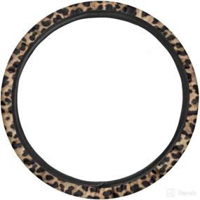 img 4 attached to Dellukee Leopard Steering Washable Universal