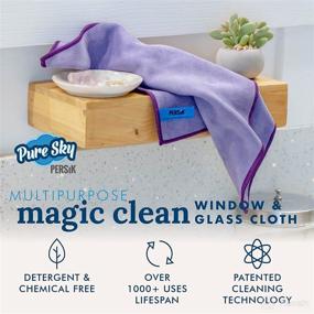 img 2 attached to Pure Sky Window Glass Cleaning Cloth