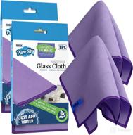 pure sky window glass cleaning cloth logo