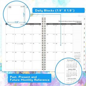 img 2 attached to Two-Year Monthly Planner 2023-2024 With Two-Sided Pocket - Flexible Cover, Perfect Organizer For January 2023-December 2024, 9" X 11
