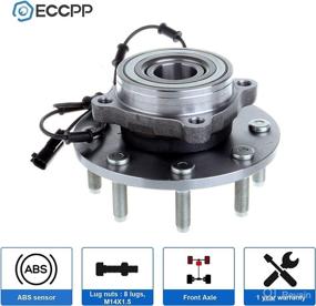 img 3 attached to 🔧 ECCPP Replacement Pair of 2 Front Wheel Hub Bearing Assembly for 06 07 08 Dodge Ram 2500 3500 1500 4WD 4X4