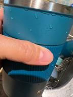 картинка 1 прикреплена к отзыву Double Walled, Leakproof Travel Mug - Keep Your Coffee Hot On The Go, Anytime! 12 Oz, Blue Color от John Ruelas