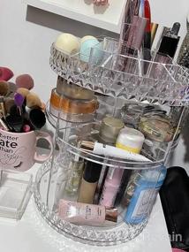 img 5 attached to Streamline Your Beauty Routine With InnSweet'S Large Capacity Rotating Makeup Organizer - 8 Layers Of Organized Bliss!