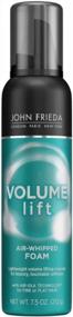 img 4 attached to Lightweight Fullness Foaming Hair Mousse By John Frieda Volume Lift, Natural Volume Nourishing Mousse For Fine Hair, 7.5 Ounces, Enriched With Air-Silk Technology