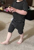 img 1 attached to Stylish & Comfortable Kids Pajama Set: AVAUMA Stripe Pattern Baby Boys Girls Sleepwear review by Sherri Williams