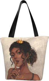 img 4 attached to African American Shoulder Business Shopping Women's Handbags & Wallets for Totes