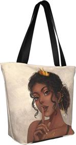 img 3 attached to African American Shoulder Business Shopping Women's Handbags & Wallets for Totes