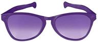 amscan jumbo eyeglasses accessory purple logo